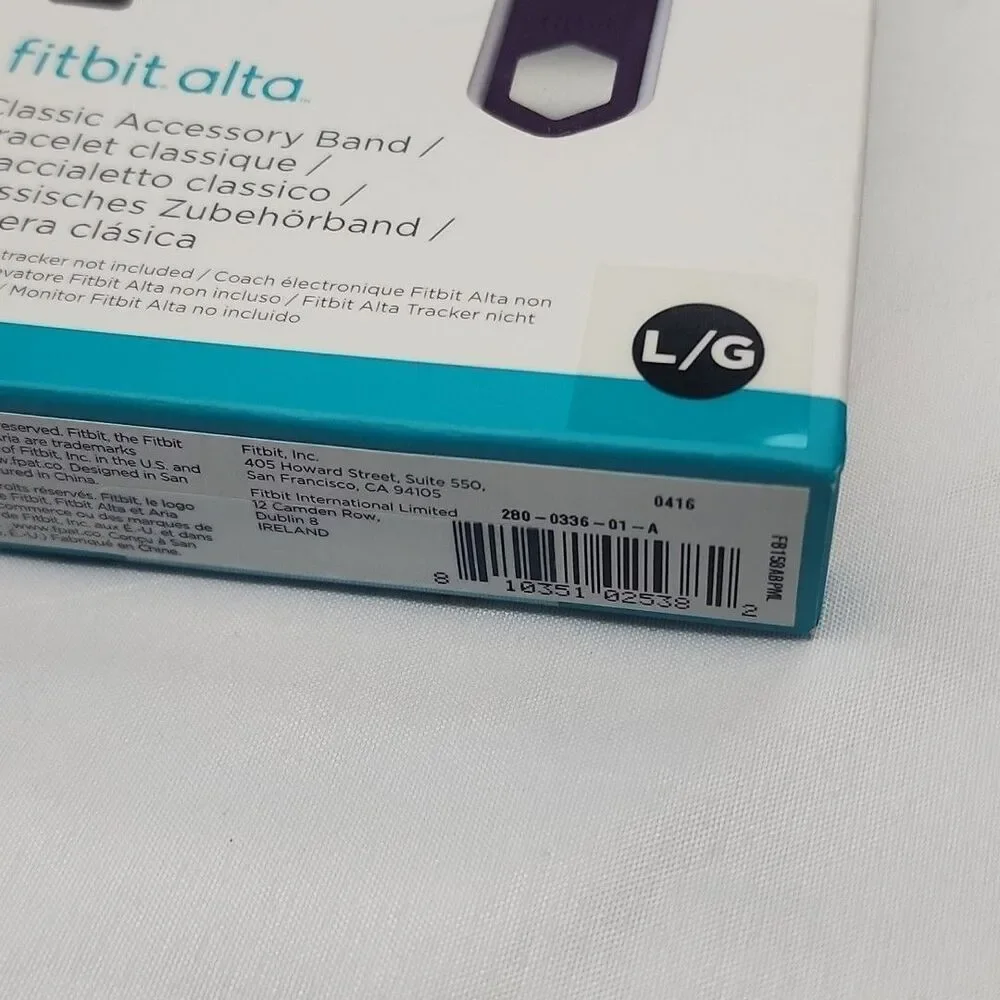 Fitbit Accesory band L/G, Purple Alta Classic